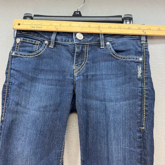 Silver Jean Co Jeans Women's W26 L29 (2) Blue November Jegging Skinny Normcore - Picture 2 of 15